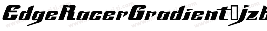 EdgeRacerGradient-jz69字体转换