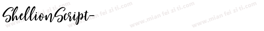 ShellionScript字体转换