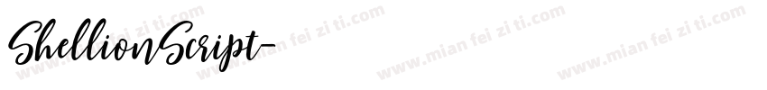 ShellionScript字体转换