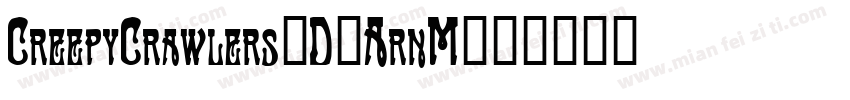CreepyCrawlers3D-ArnM字体转换
