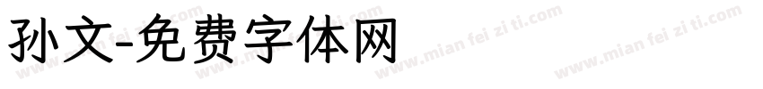 孙文字体转换