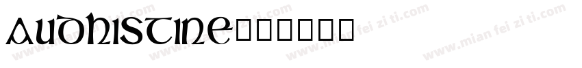 Audhistine字体转换