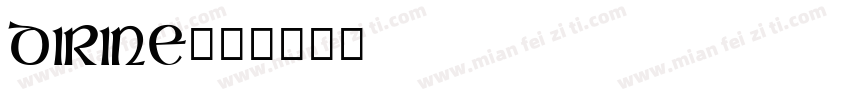 Dirine字体转换