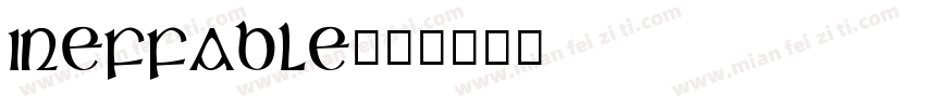 Ineffable字体转换