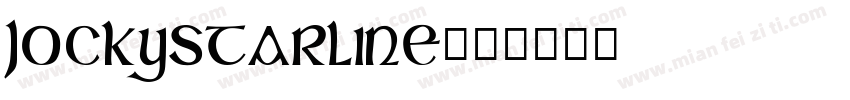 Jockystarline字体转换