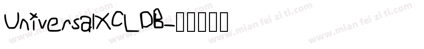 UniversalXCLDB字体转换