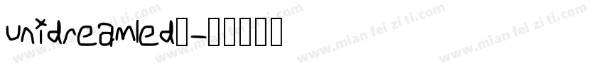 unidreamled液字体转换