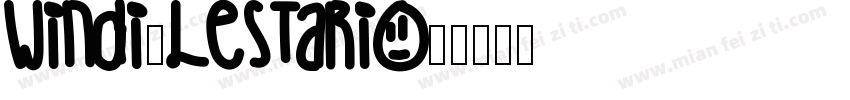 windi_lestari字体转换