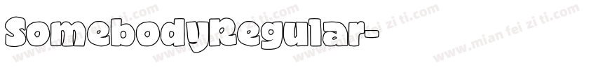 SomebodyRegular字体转换