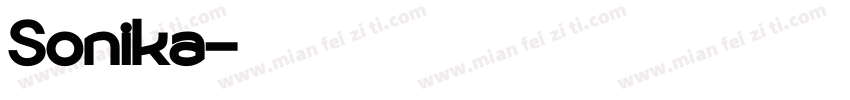 Sonika字体转换