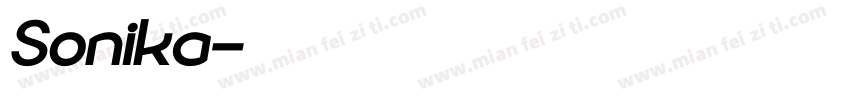Sonika字体转换
