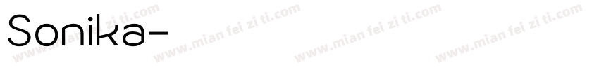 Sonika字体转换