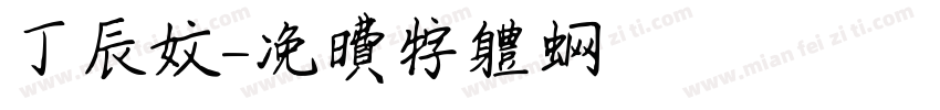 丁辰文字体转换