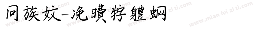 回族文字体转换