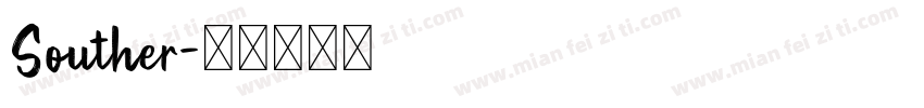 Souther字体转换