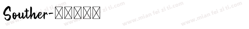 Souther字体转换