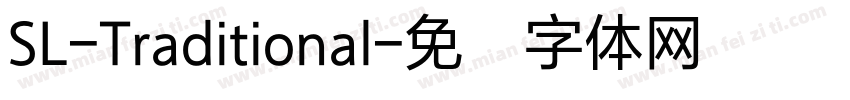 SL-Traditional字体转换