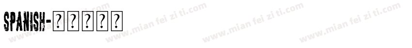 spanish字体转换
