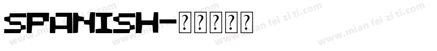 spanish字体转换