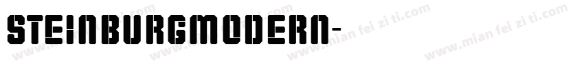 SteinburgModern字体转换