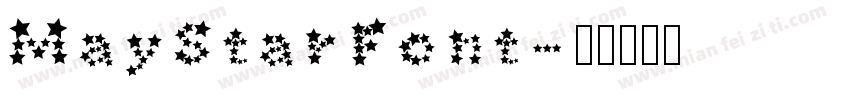MayStarFont字体转换