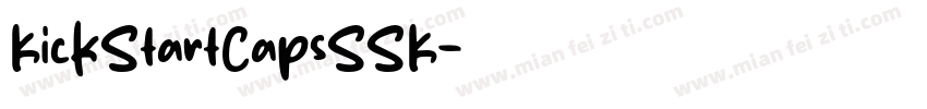 KickStartCapsSSK字体转换