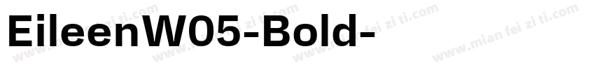 EileenW05-Bold字体转换