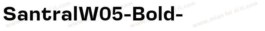 SantralW05-Bold字体转换