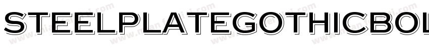 SteelplateGothicBold字体转换