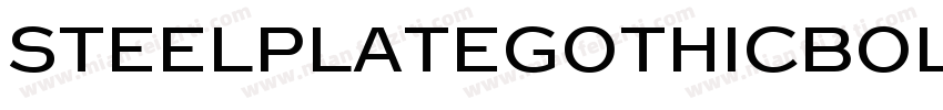 SteelplateGothicBold字体转换