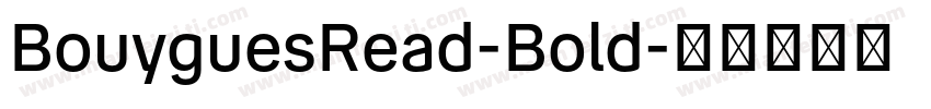 BouyguesRead-Bold字体转换
