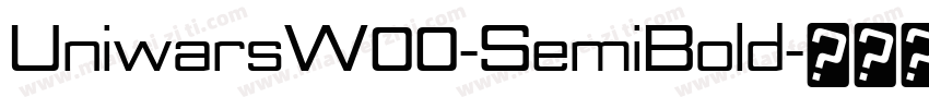 UniwarsW00-SemiBold字体转换