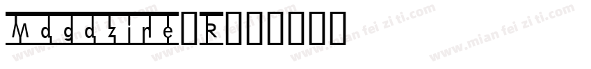 Magazine-R字体转换