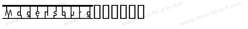 Magensburg字体转换