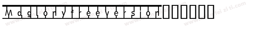 Maglonyfreeversion字体转换
