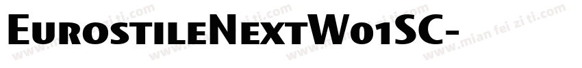 EurostileNextW01SC字体转换