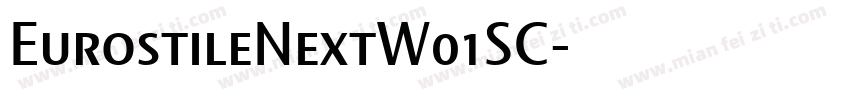 EurostileNextW01SC字体转换