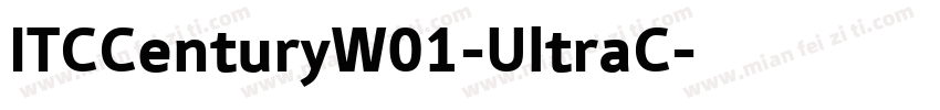 ITCCenturyW01-UltraC字体转换