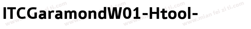 ITCGaramondW01-Htool字体转换