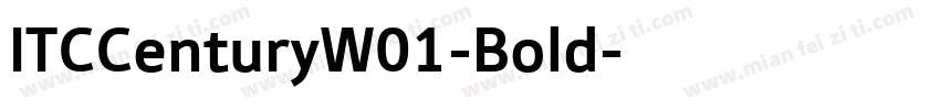 ITCCenturyW01-Bold字体转换