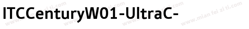 ITCCenturyW01-UltraC字体转换