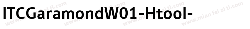ITCGaramondW01-Htool字体转换