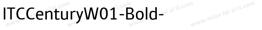 ITCCenturyW01-Bold字体转换