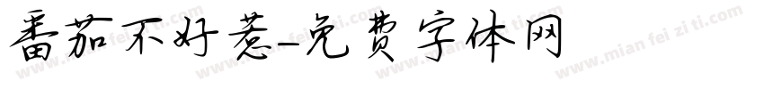 番茄不好惹字体转换