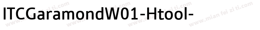 ITCGaramondW01-Htool字体转换
