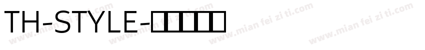 TH-STYLE字体转换