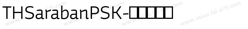 THSarabanPSK字体转换
