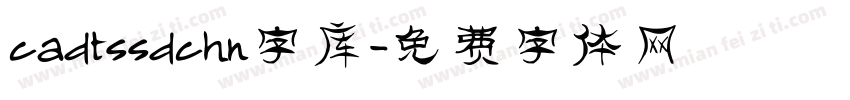 cadtssdchn字库字体转换