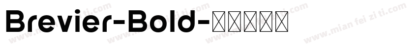 Brevier-Bold字体转换