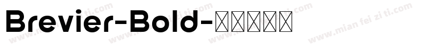 Brevier-Bold字体转换